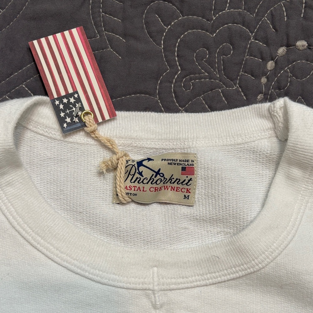 Kiel James Patrick White Coastal Crewneck Sweatshirt - Picture 7 of 8